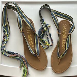 Sam & Libby tie-up sandals